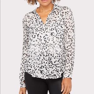 Cloth And Stone Watercolor Leopard Shirt